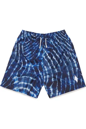 MARCELO BURLON Bañador con ondas estampadas