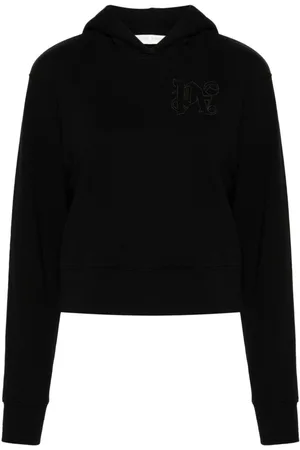 Palm Angels Sudadera con capucha y logo bordado