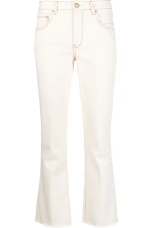 FAY Vaqueros capri de talle medio