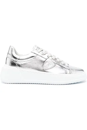 Philippe model Zapatillas Très Temple con acabado metalizado
