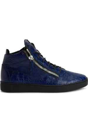Giuseppe Zanotti Zapatillas Kriss con efecto de piel de cocodrilo
