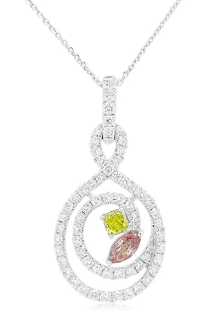 HYT Jewelry Collar en oro blanco de 18 kt y platino con diamantes