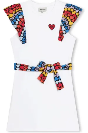 Sonia Rykiel Enfant Vestido con corazones estampados