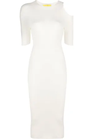 AERON Vestido midi de canalé