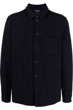 Giorgio Armani Camisa acolchada con apliques de presión