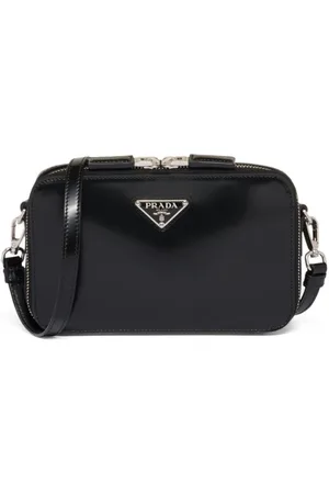 Prada Bandolera Brique pequeña con efecto cepillado