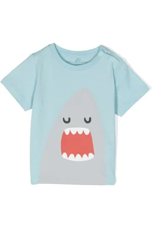 Stella McCartney Camiseta con estampado de tiburón