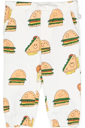 Stella McCartney Pantalones de chándal con estampado gráfico