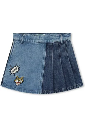 Kenzo Skorts vaqueros con tigre bordado
