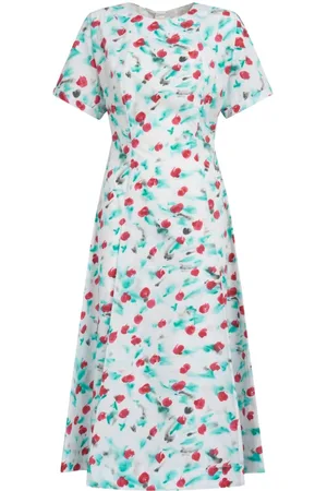 Marni Vestido midi con pintura estampada