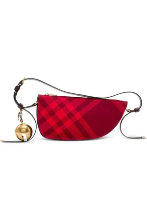 Burberry Bolso de hombro Shield mini a cuadros