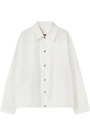 Jil Sander Sobrecamisa con logo estampado