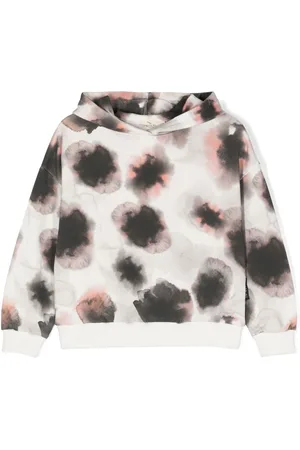 Le pandorine Sudadera con capucha y estampado abstracto
