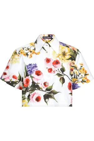 Dolce & Gabbana Camisa corta con motivo floral