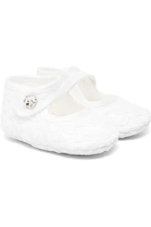 MONNALISA Bailarinas de macramé con motivo floral