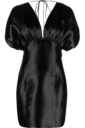 ROTATE Vestido corto con apliques de strass