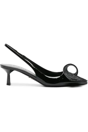 Prada Zapatos de tacón de 55mm con tira trasera