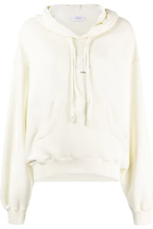 OFF-WHITE Sudadera con detalles de cristal y capucha