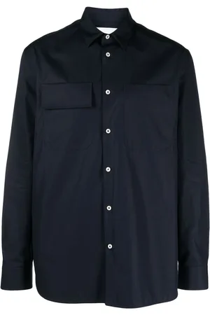 Jil Sander Camisa con cuello de pico