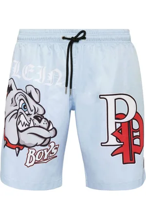 Philipp Plein Bañador con estampado Bulldogs