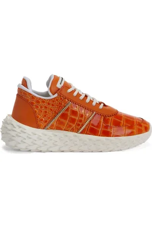 Giuseppe Zanotti Zapatillas Urchin con motivo de cocodrilo