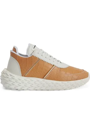 Giuseppe Zanotti Zapatillas Urchin con motivo de cocodrilo