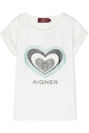 Aigner Camiseta con logo estampado