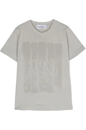 Stone Island Camiseta con logo estampado