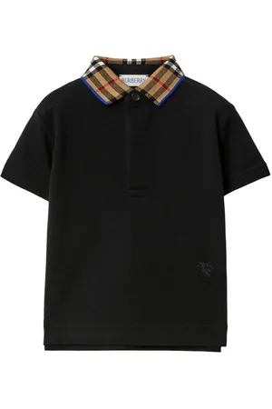 Burberry Polo con cuello en contraste
