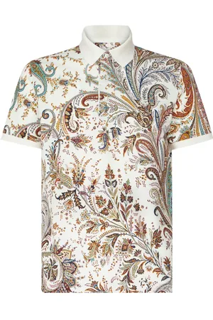 Etro Polo con estampado de cachemira