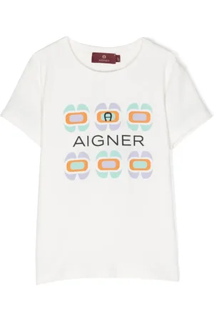 Aigner Camiseta con logo estampado