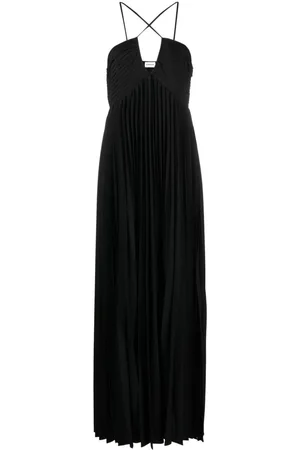 P.A.R.O.S.H. Vestido largo Palmer plisado