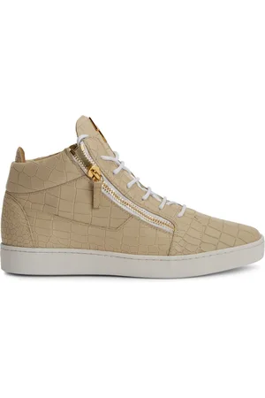 Giuseppe Zanotti Zapatillas bajas Frankie con efecto de piel de cocodrilo