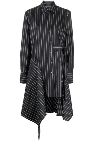 J.W.Anderson Vestido camisero a rayas