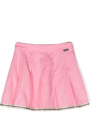 Palm Angels Minifalda plisada a rayas