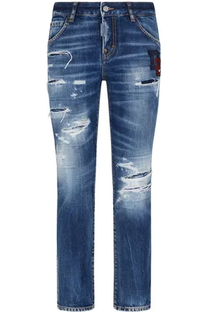 Dsquared2 Vaquero capri con parche del logo