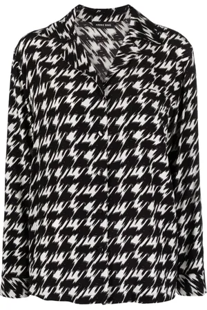 ANINE BING Blusa con volantes