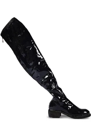 GUIDI Botas altas laminadas
