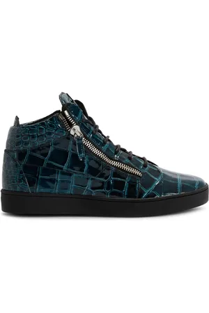 Giuseppe Zanotti Zapatillas bajas Frankie con efecto de piel de cocodrilo