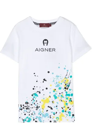 Aigner Camiseta con estampado de pintura