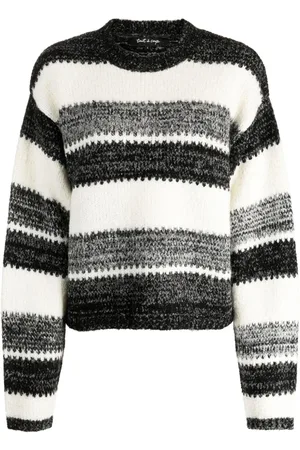 tout a coup Jersey a rayas estampadas