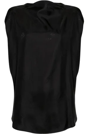 Maison Margiela Blusa con motivo de números