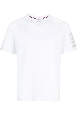 Thom Browne Camiseta con motivo 4-Bar y manga larga