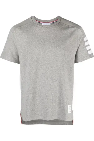 Thom Browne Camiseta con motivo 4-Bar y manga larga