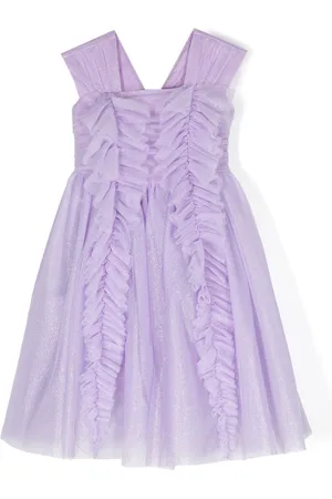 MONNALISA Vestido con detalle de purpurina