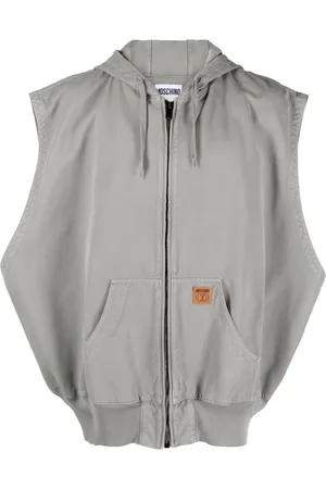 Moschino Chaqueta sin mangas con parche del logo