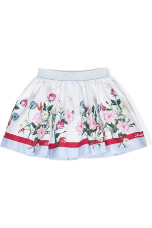 MONNALISA Falda acampanada con estampado floral