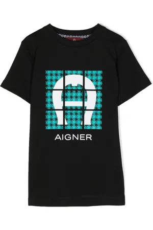 Aigner Camiseta con logo estampado