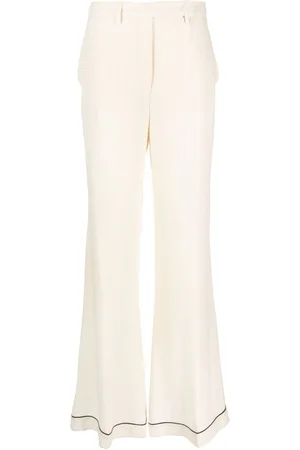 Prada Pantalones acampanados de talle alto