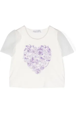 MONNALISA Camiseta con estampado floral